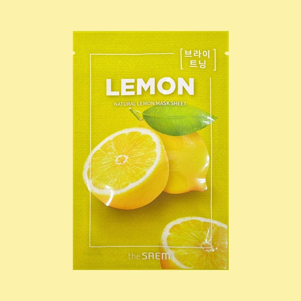 THESAEM Natural Lemon Mask Sheet 20 sheets