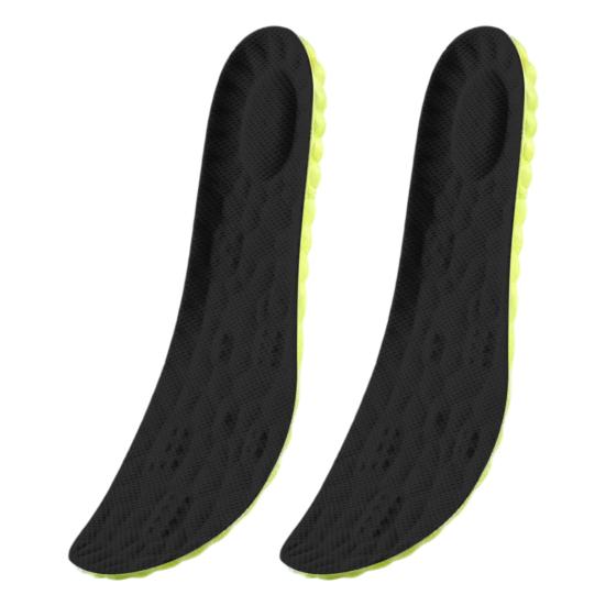 

1 Pair Inner Heightening Insole Breathable Anti-Odor Arch Support Multi-Level Height 1.5/2.5/3.5cm Ergonomic Shoe 37-38 A