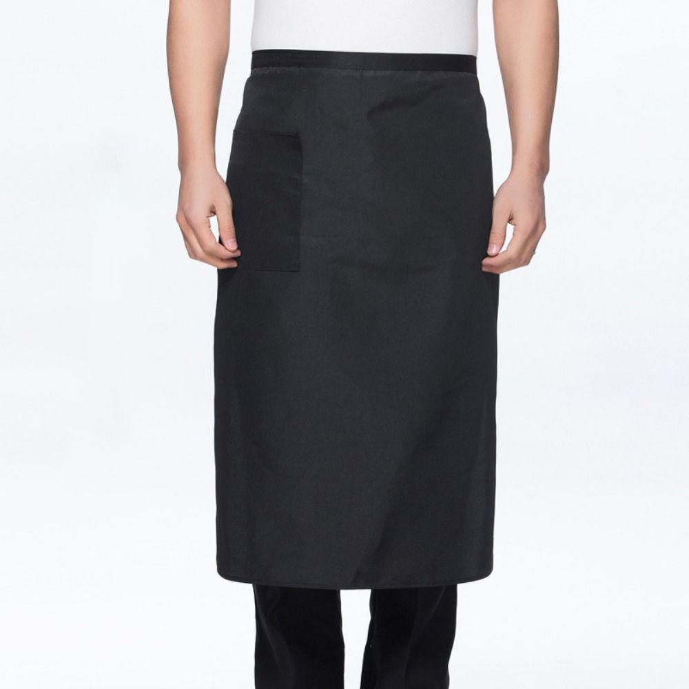 Chef Apron Back Kitchen Chef Apron Half Body Men's Hotel Restaurant Restaurant Kitchen Work Wear Short Work Clothes Thick Apron