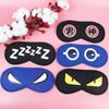 Sleeping Cute Mask Cartoon Pattern Cover Slaapmasker Blockout Eye Comfort Blindfold Concave Light with Women Men Aid Eye Travel