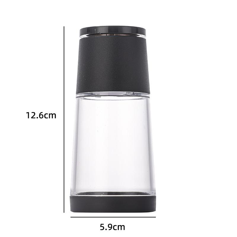 Glass Spice Grinder Bottle for Pepper, Sea Salt, and Spices