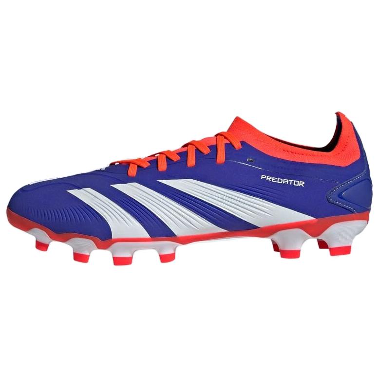 New Adidas PREDATOR PRO Soccer Shoes Men Mid Top Blue/White/Orange IF6371