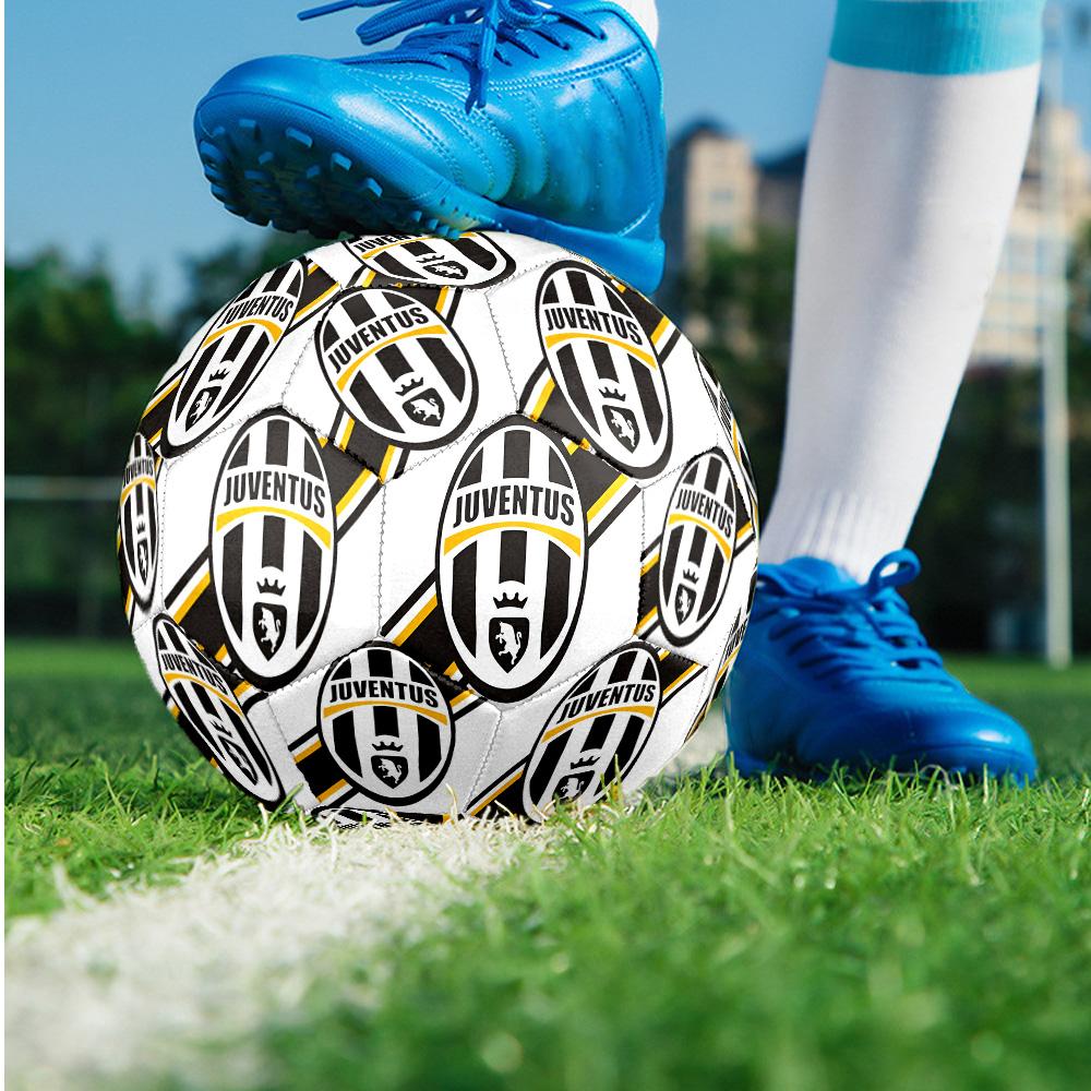 Juventus FC Theme Size 5 Match Soccer Ball Professional Outdoor Football Soft Touch Training Ball