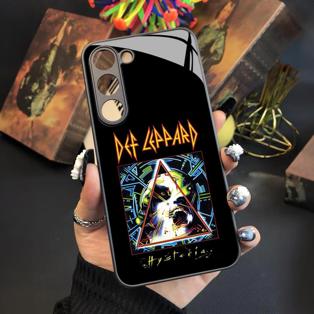

Singers For D-def L-Lepp-ards Phone Case For Samsung Galaxy S26 S25 S24 S23 S22 S20 S21 Ultra Plus Fe Colored Silver Cover Galaxy S23 Ultra