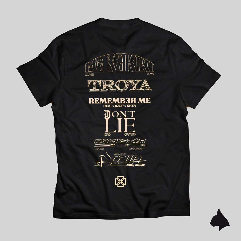 ADA  Duki Printed Tshirt Men Women Street Hip Hop Oversized Y2k High Quality Short Sleeve Heavy Cotton Female Male Clothing