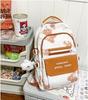 Schoolbag Korean version ins schoolbag female college student cute bear print backpack high school junior high school student large capacity backpack 