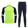 Children's Primary School Football Training Set – Half-Zip Jacket & Long-Sleeve Pants for Autumn/Winter Sports