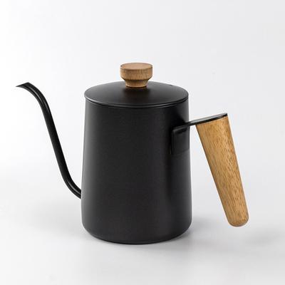 Stainless Steel Wooden Handle Pour Over Coffee Pot600ml Wooden Handle Pour Over Kettle Pour Over Special Pour Over Kettle Portable