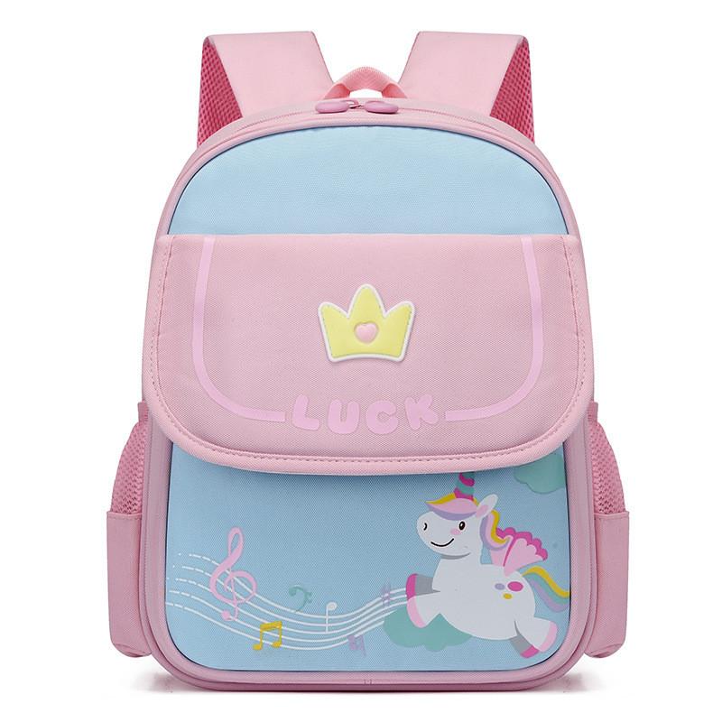 Adorable Cartoon Backpack For Kids Gender Neutral Spacious Design Ideal For School Use