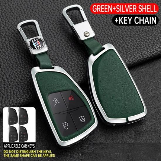 1Pc Zinc Alloy Remote Key Fob Cover Case For Chevy Suburban Silverado Tahoe