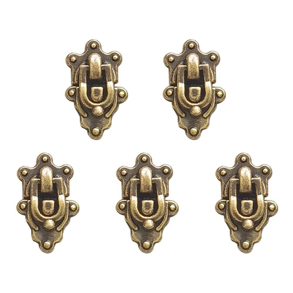5pcs Mini DIY Manual 4 Colors Doll Suitcase Buckle High Quality Luggage Trunk Lock  Doll Accessories