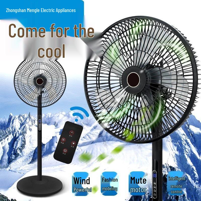 16-inch Huishoudelijke Vloerventilator, Grote Windkracht, Laag Geluidsniveau, Verticale Oscillatie, Elektrische Ventilator Model