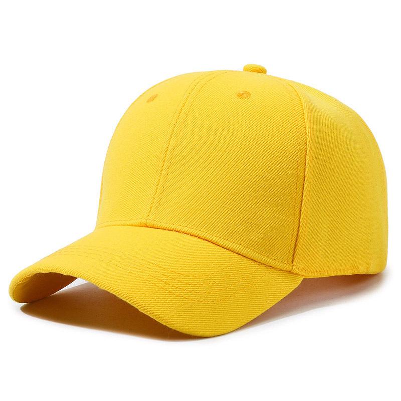 Baseball Cap Women Men Advertising Work Travel Group Solid Color Dance Hip Hop Students DIY Printing Logo Sunshade Dad Hat Kpop