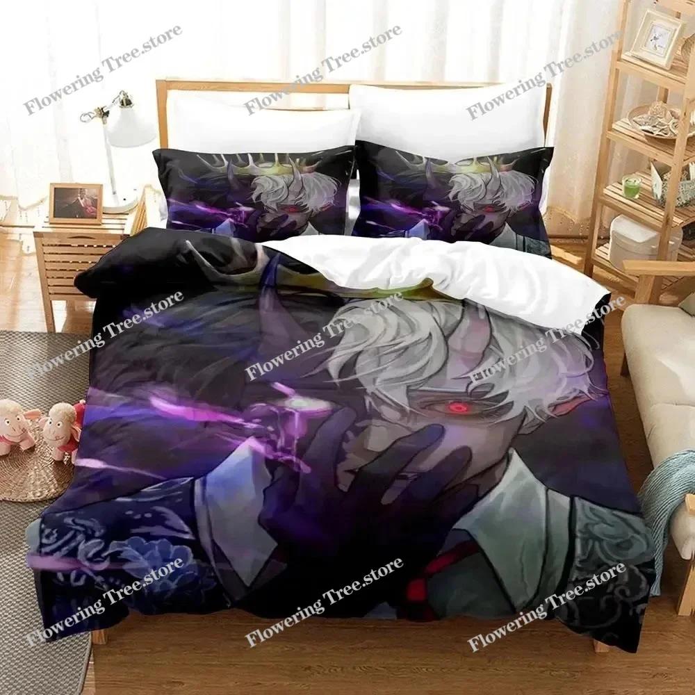 3D Print Ranboo Bedding Set Duvet Cover Bed Set Quilt Cover Pillowcase Comforter king Queen Size Boys Adult Bedding Set