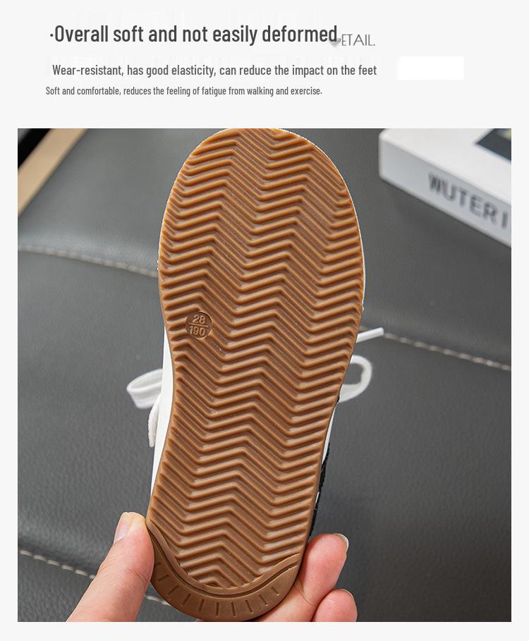 Mädchen 2025 Frühling Casual Sneaker - Weiche Sohle Koreanischer Stil Sportschuhe für die Kleinen.