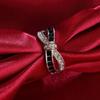 Classic   Copper diamond rings For Women Colored zircon size 6-10 Fashion wedding accessories Party Gift Jewelry