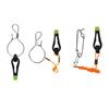 4pcs Fishing Downrigger Release Snap Fishing Tackle Weights Clip Clamp Power Grip Line Release Clip
