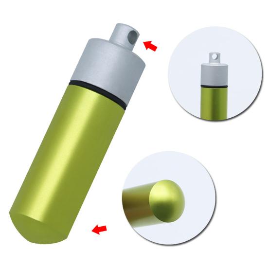 Kleine tragbare Pillendose, wasserabweisend, staubdicht, kompakte Größe, leicht zu tragen, Tabletten-Pillen-Organizer, Aufbewahrungsbehälter