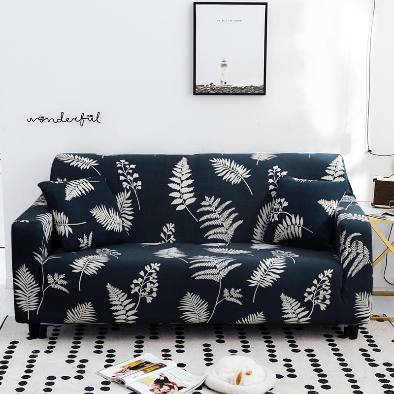 Trykt Stretch Sofatrekk Elastisk Polyester Spandex Sofatrekk, Universalt Tilpasset Sofatrekk for Sofamøbelbeskytter