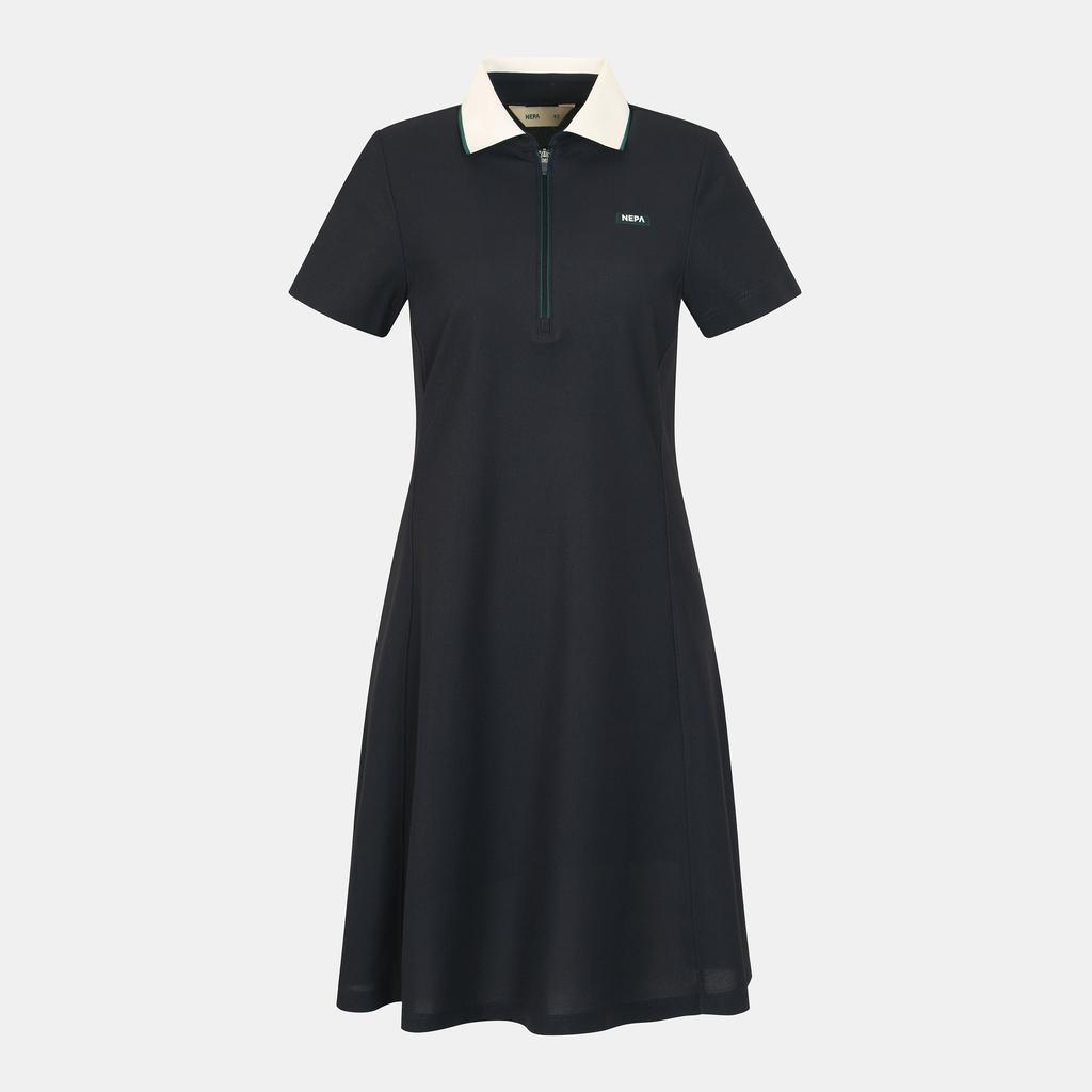 Nepa 7J45250 Women'S Half-Zip Polo Dress (Regular Fit)