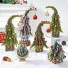 Small Crooked Neck Christmas Tree Ornament for Desktop Decoration
