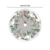120CM Christmas Tree Skirt Decorations Snowman Large Size Reindeer Fabric Snowflake Pattern Holiday Home Decor Party Gift Pad