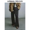 UR 2026 Spring Women's Elastic Waist Drawstring Wide-Leg Pants