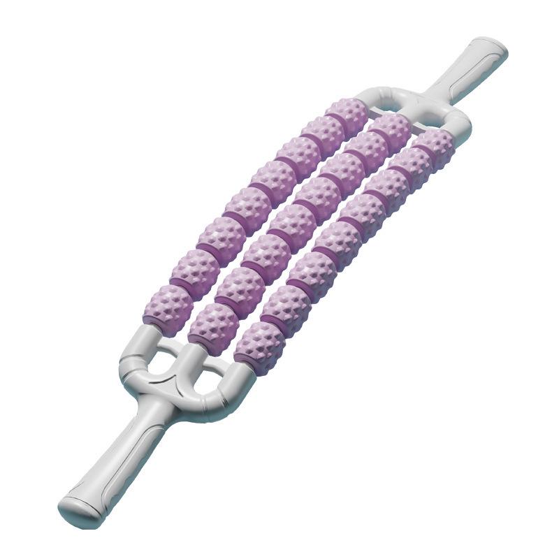 Four-Row Bendable Wolf Tooth Massage Stick for Kids Sensory Training and Muscle Relaxation