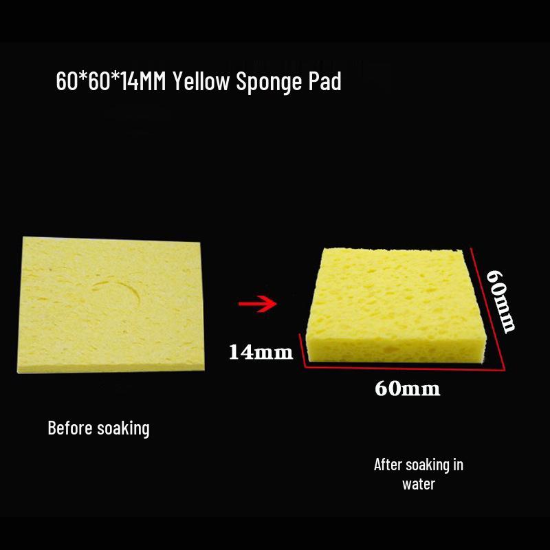 High-Temperature Resistant Soldering Iron Cleaning Sponge Pad for Welding and Desoldering