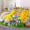 1pc Tiny Toon Adventures Flannel Throw Blanket - HD Printed Lightweight Soft Warm All-Season Blanket for Sofa, Bed, Travel006