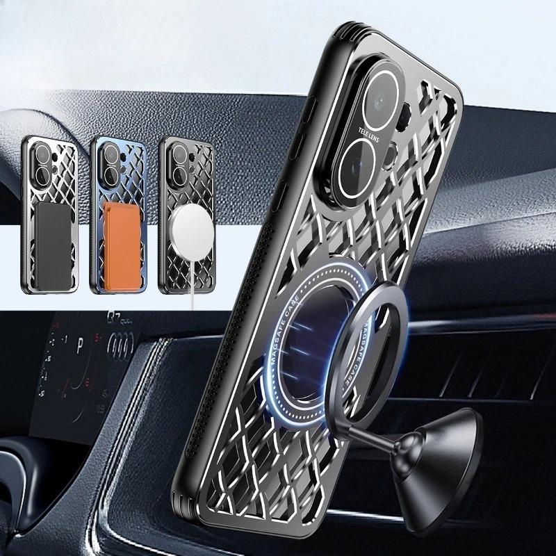 Wärmeableitung Aluminiumlegierung Magnetring Hülle Für VIVO S30 Pro mini X200 FE Kabelloses Laden Linsenschutz Stoßfeste Hülle