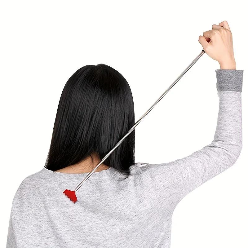 4-Pack Retractable Metal Back Scratcher Instant Itch Relief Extendable & Portable Telescoping Scratching Tool for Men Women