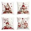 45x45cm Christmas Pillow Cover Soft Sofa Cushion Cover New Throw Pillowcase  Xmas Home Decoration