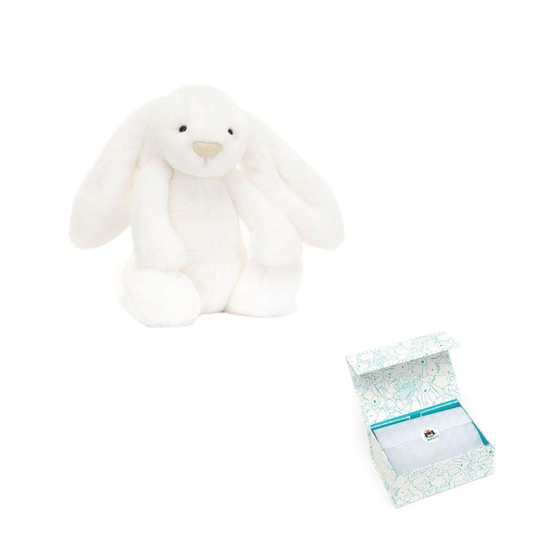 JELLYCAT Shy Series Luna Bonnie Rabbit Doll Plush Doll Sitting Height 31cm High