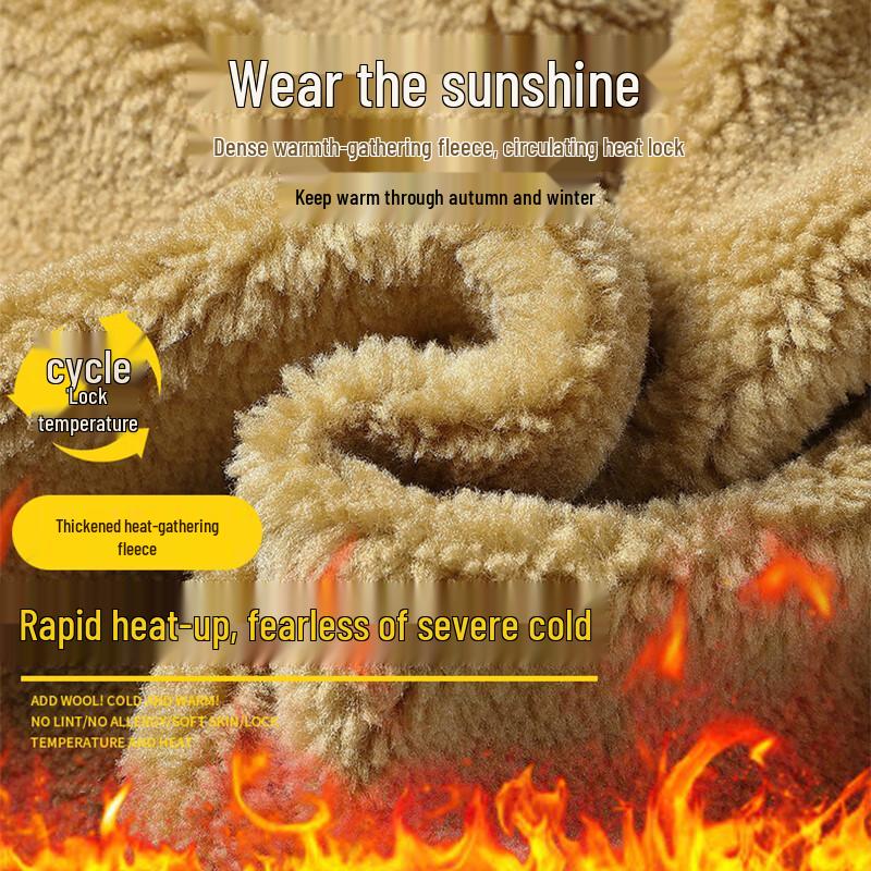 JEANSWEST Men's Winter Fleece Lined Stand Collar Vest