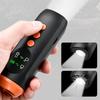 Ultraschall Haustier Hund Abwehrgerät Hunde Bellen Abschreckung mit LED Taschenlampe Wiederaufladbare Hunde Trainings Abwehrmittel Anti Bell Werkzeug