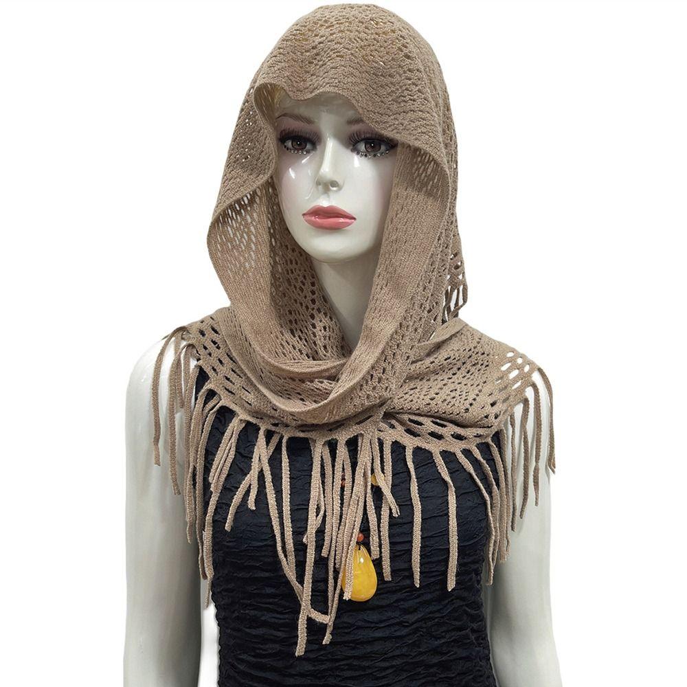 Windproof Thermal Neck Warmer Bib Temperament Cardigan Triangle Scarves Shawl  Women Lady Girl