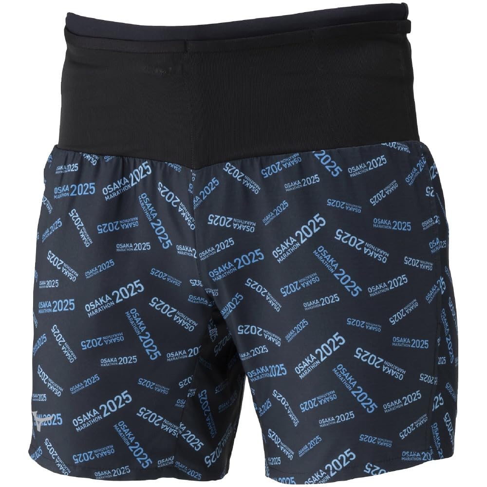 

Памятные беговые шорты Osaka Marathon 2025 Plus 7 дюймов с графикой J2JBC57190 Черный L [Mizuno] Мужские с несколькими карманами чёрный