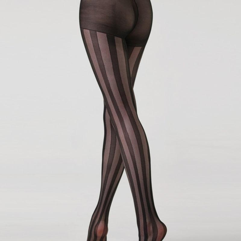 

HUGDAY [10 Ден] Колготки в смелую полоску black