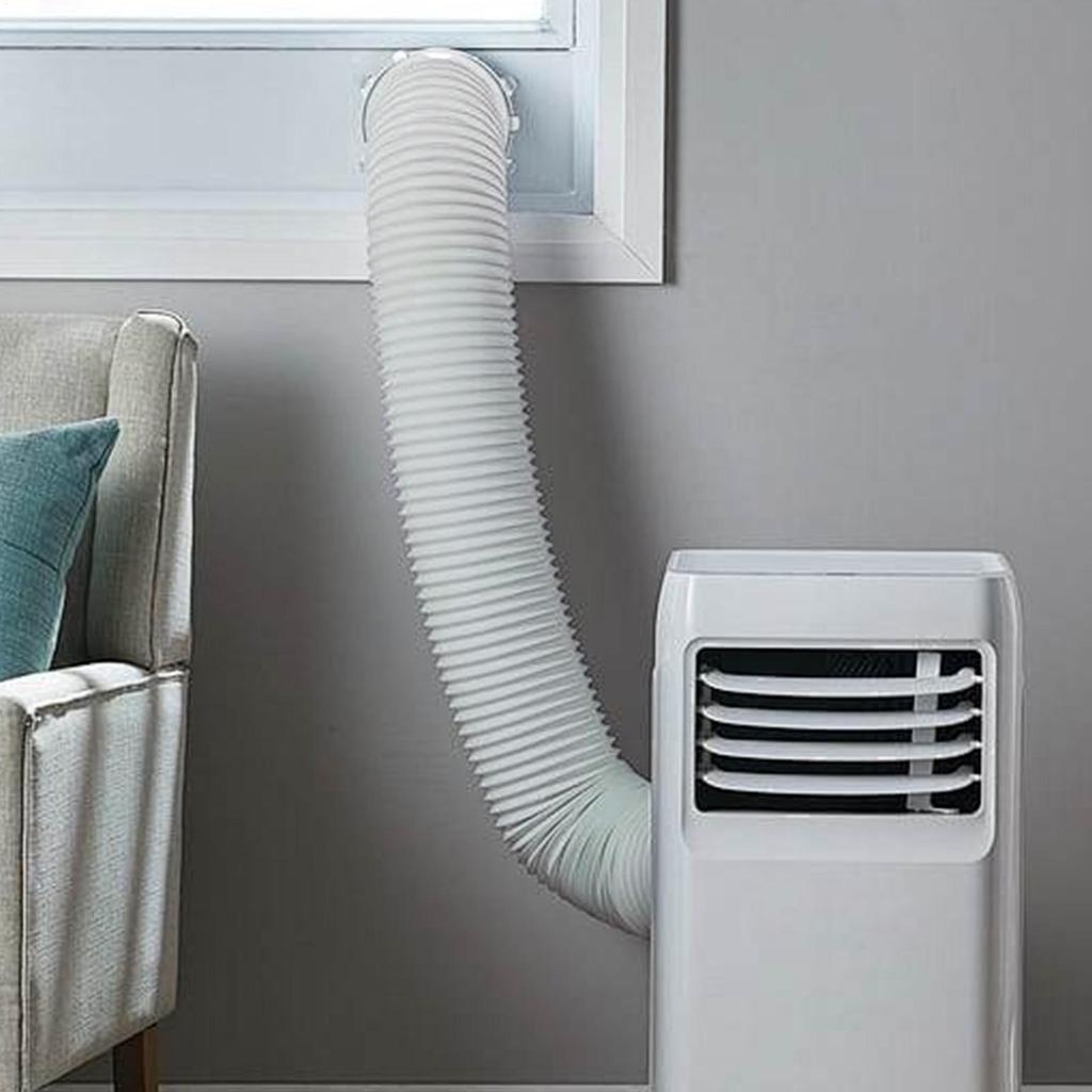 Ventilation Duct Vent Hose Portable Ac Hose Coupler Exhaust Hose Adapter Vent Tube Coupler Extra Long Air Conditioner Pipe