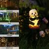 New LED Solar Panda Courtyard Decorative Atmosphere Light Resin Animal Lamp Outdoor Park Corridor Ground Insertion Lawn Light