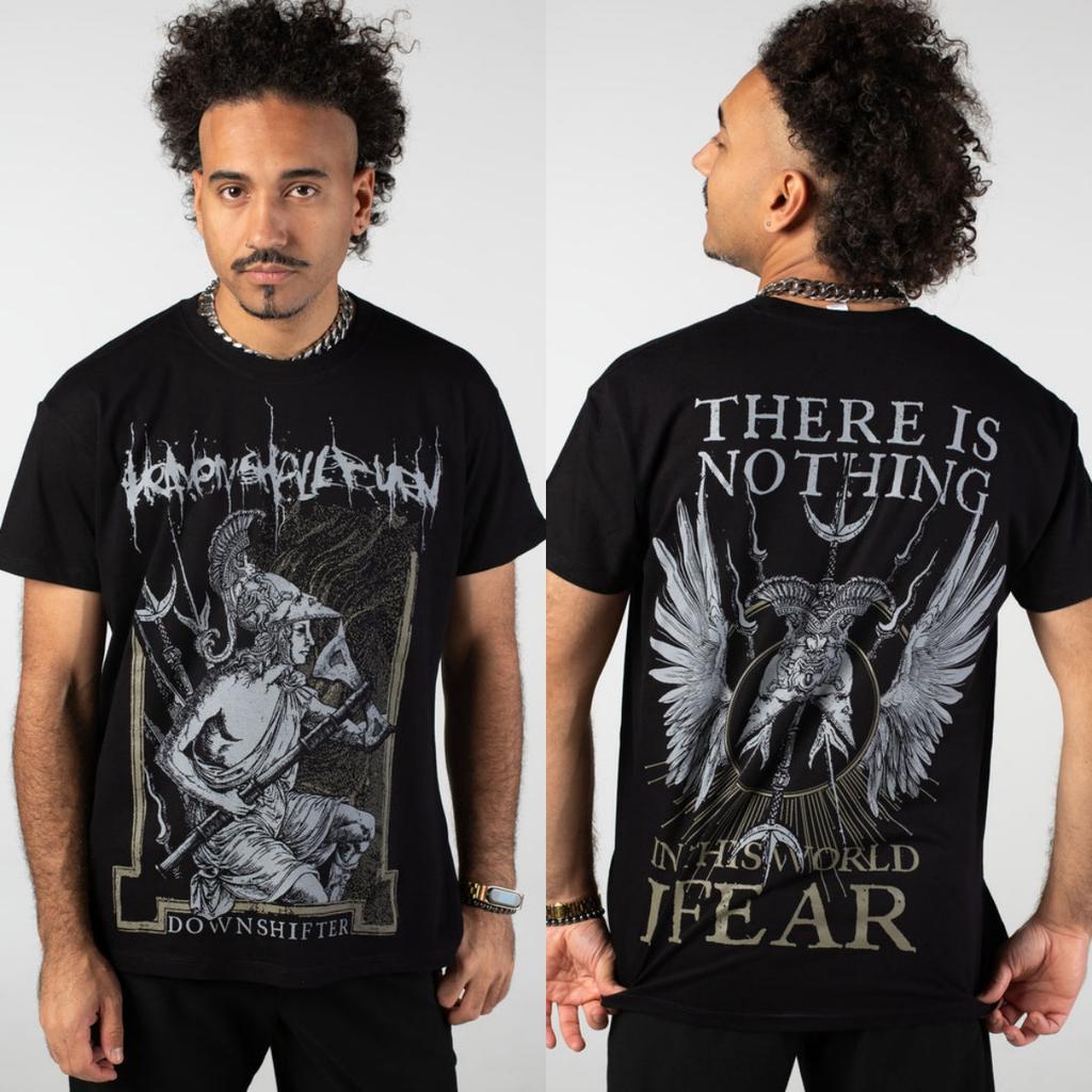 T-shirt in Cotone Grafica Heaven Shall Burn Unisex Estiva Manica Corta Marca di Moda Maglietta Casual di Lusso Vintage