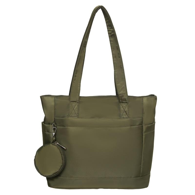 

Stylish, simple and large-capacity men s and women s same tote bag 25 spring new versatile travel pocket shoulder bag
