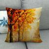 Painted Character Series Digital Printing Short Plush Pillow Covers Decorative For Car Sofa Office Cushion Cover Home Goods