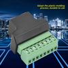 Ethernet RJ45 Female To Screw Terminal 8 Pin CCTV Digital DVR Adapter Connector