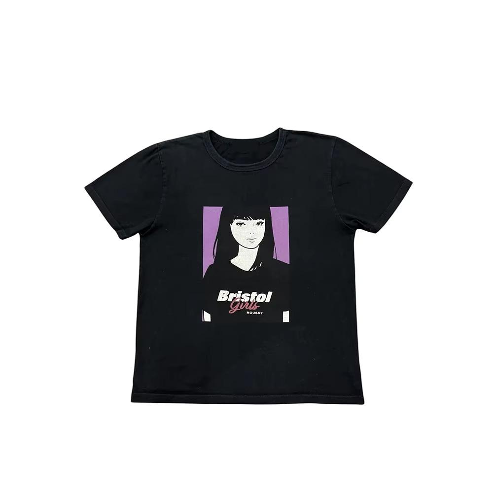 

Japanese Summer Streetwear Casual Fashion Style Pattern Short-Sleeved Loose-Fitting Breathable Men s And Women s T-Shirt XXXXXL чёрный