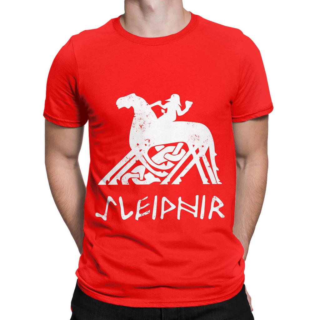 Sleipnir White Funny Graphic 100 Cotton TShirt Sleipnir Tops Tees For Unisex