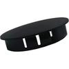 Parts Shop Black 52mm (2 1/16") Hole Cover Plug for use with auto Gauge Holder (2 Pack)