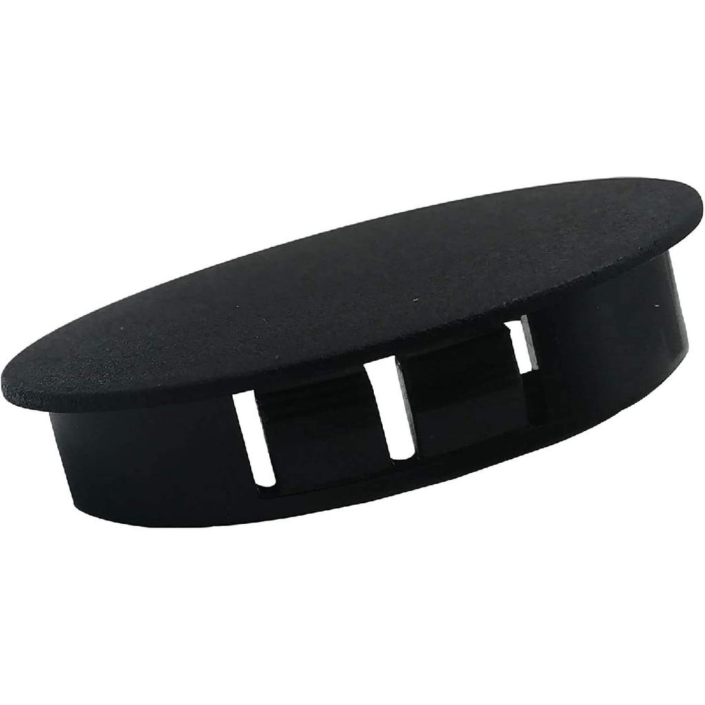Parts Shop Black 52mm (2 1/16") Hole Cover Plug for use with auto Gauge Holder (2 Pack)