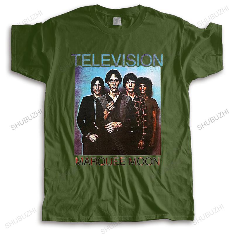 Hot sale men brand summer t shirt vintage Television 70s New Wave Punk Rock Retro Fashion Unisex Teeshirt cotton short sleeve